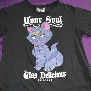 Killstar Cat shirt L/XL